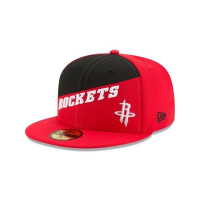 Sapca New Era Houston Rockets NBA Color Split 59FIFTY Fitted - Rosii